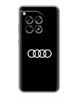 Чехол для OnePlus 12R с картинкой «Audi White Logo»