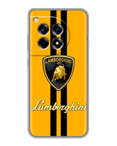 Чехол для OnePlus 12R с картинкой «Lamborghini Stripe желтый»