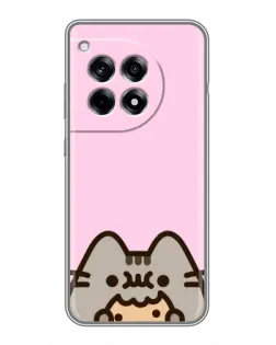 Чехол для OnePlus 12R с картинкой «Pusheen и печенье» Чехол для OnePlus 12R с картинкой «Pusheen и печенье»