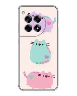 Чехол для OnePlus 12R с картинкой «Pusheen трио» Чехол для OnePlus 12R с картинкой «Pusheen трио»