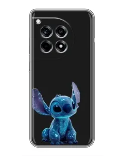 Чехол для OnePlus 12R с картинкой «Стич на черном» Чехол для OnePlus 12R с картинкой «Стич на черном»