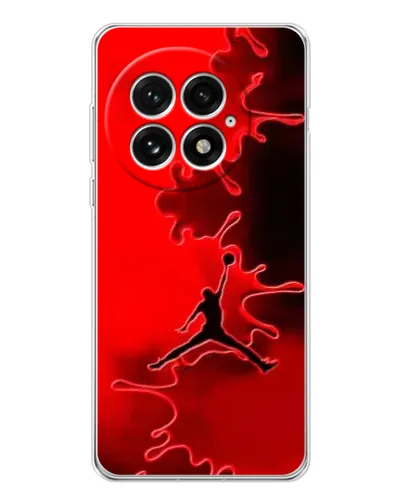 Чехол для OnePlus 13 с картинкой «Jordan Red Smoke» Чехол для OnePlus 13 с картинкой «Jordan Red Smoke»