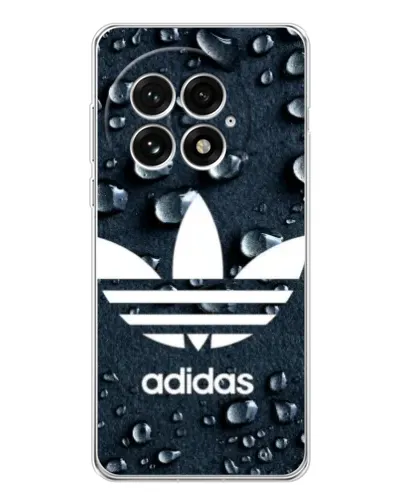 Чехол для OnePlus 13 с картинкой «Adidas Trefoil Blue»