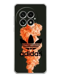 Чехол для OnePlus 13 с картинкой «Оранжевый дым Adidas»