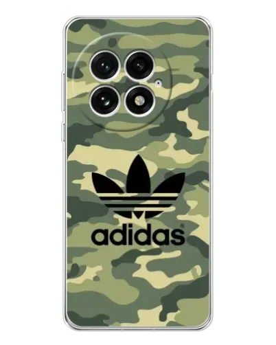 Чехол для OnePlus 13 с картинкой «Милитари стиль Adidas»