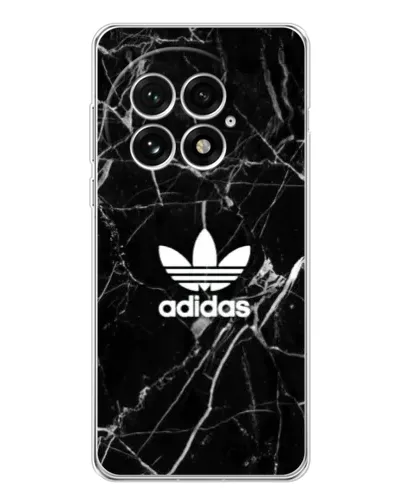 Чехол для OnePlus 13 с картинкой «Белый мрамор Adidas»