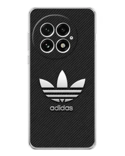 Чехол для OnePlus 13 с картинкой «Adidas Карбоновая текстура»