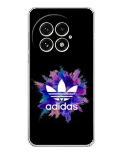 Чехол для OnePlus 13 с картинкой «Взрыв красок Adidas»