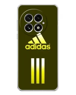Чехол для OnePlus 13 с картинкой «Оливковый градиент Adidas»