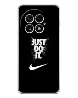 Чехол для OnePlus 13 с картинкой «Текстовый принт Nike»