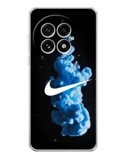 Чехол для OnePlus 13 с картинкой «Nike и синий дым»