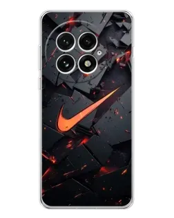Чехол для OnePlus 13 с картинкой «Nike — эффект разломов»