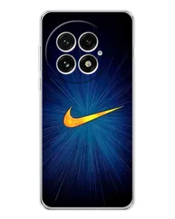 Чехол для OnePlus 13 с картинкой «Синий пульс Nike»