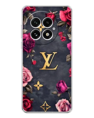 Чехол для OnePlus 13 с картинкой «Цветочный Louis Vuitton»