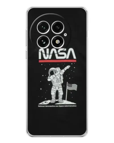 Чохол для OnePlus 13 з картинкою «NASA — крокуємо по Місяцю» Чохол для OnePlus 13 з картинкою «NASA — крокуємо по Місяцю»