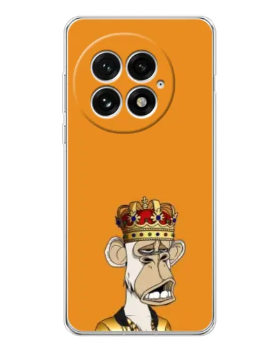 Чехол для OnePlus 13 с картинкой «Золотая обезьяна Bored Ape»