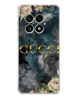 Чохол для OnePlus 13 з картинкою «Абстрактні квіти Gucci»