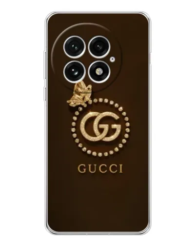 Чохол для OnePlus 13 з картинкою «Gucci — золотий метелик» Чохол для OnePlus 13 з картинкою «Gucci — золотий метелик»