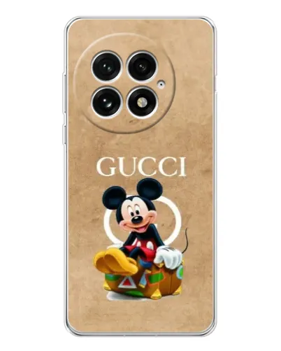Чохол для OnePlus 13 з картинкою «Міккі Маус Gucci — крафт» Чохол для OnePlus 13 з картинкою «Міккі Маус Gucci — крафт»