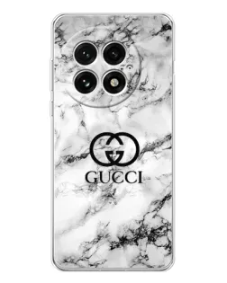 Чохол для OnePlus 13 з картинкою «Gucci — мармуровий шик»