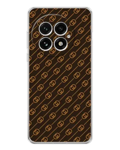 Чохол для OnePlus 13 з картинкою «Gucci — золоті діагоналі» Чохол для OnePlus 13 з картинкою «Gucci — золоті діагоналі»