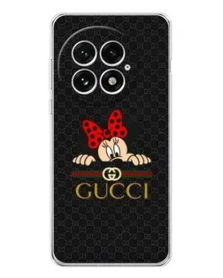 Чохол для OnePlus 13 з картинкою «Мінні Маус Gucci — чорний»