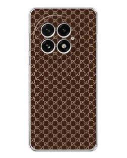 Чехол для OnePlus 13 с картинкой «Gucci — шоколадная сетка»