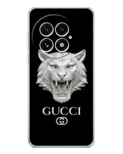 Чехол для OnePlus 13 с картинкой «Gucci — серебряный лев»