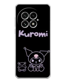 Чехол для OnePlus 13 с картинкой «Kuromi — черный минимализм» Чехол для OnePlus 13 с картинкой «Kuromi — черный минимализм»