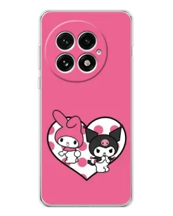 Чехол для OnePlus 13 с картинкой «Kuromi и My Melody» Чехол для OnePlus 13 с картинкой «Kuromi и My Melody»