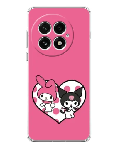 Чехол для OnePlus 13 с картинкой «Kuromi и My Melody»