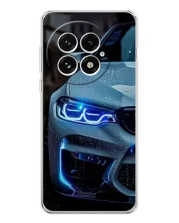 Чехол для OnePlus 13 с картинкой «Взгляд BMW с синими фарами» Чехол для OnePlus 13 с картинкой «Взгляд BMW с синими фарами»
