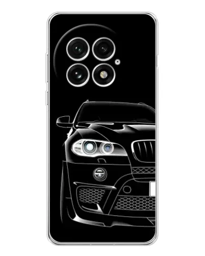 Чехол для OnePlus 13 с картинкой «Темный силуэт BMW»