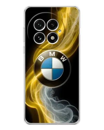 Чехол для OnePlus 13 с картинкой «Золотистый дым BMW»