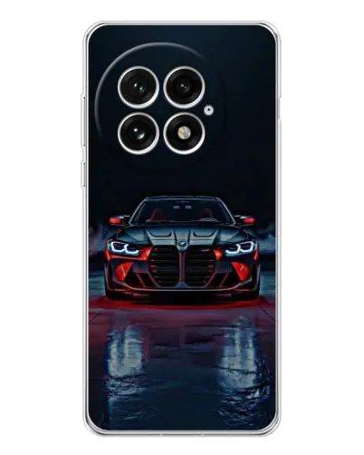 Чехол для OnePlus 13 с картинкой «BMW на мокрой дороге»