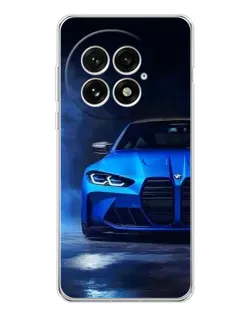 Чехол для OnePlus 13 с картинкой «Голубая BMW M4»