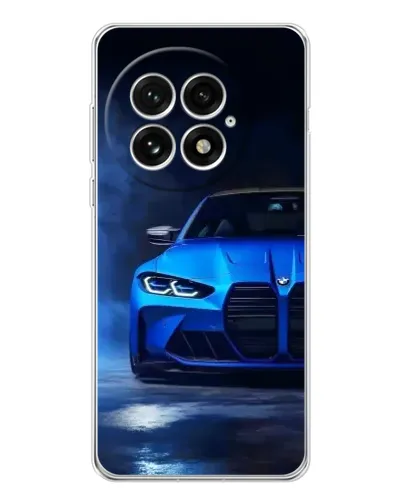Чехол для OnePlus 13 с картинкой «Голубая BMW M4»