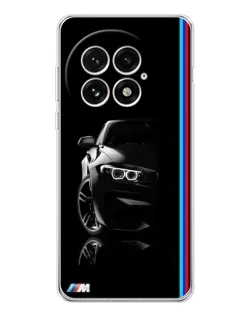 Чехол для OnePlus 13 с картинкой «Силуэт BMW в темноте»