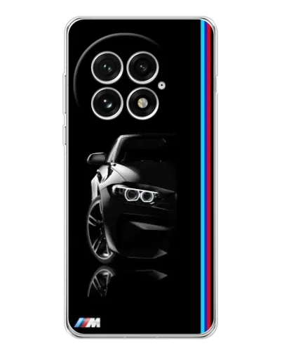 Чехол для OnePlus 13 с картинкой «Силуэт BMW в темноте»