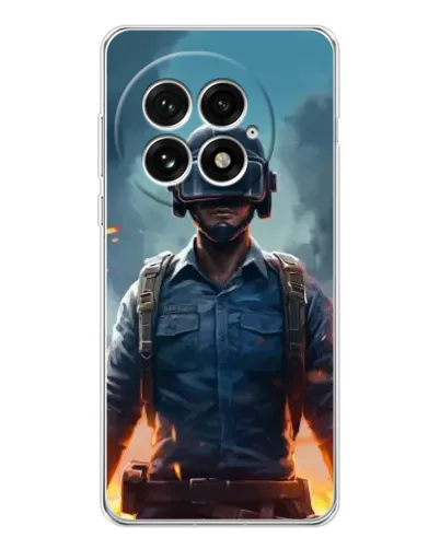Чехол для OnePlus 13 с картинкой «PUBG — реалистичный герой»