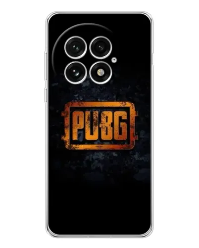Чехол для OnePlus 13 с картинкой «PUBG — золотой логотип»
