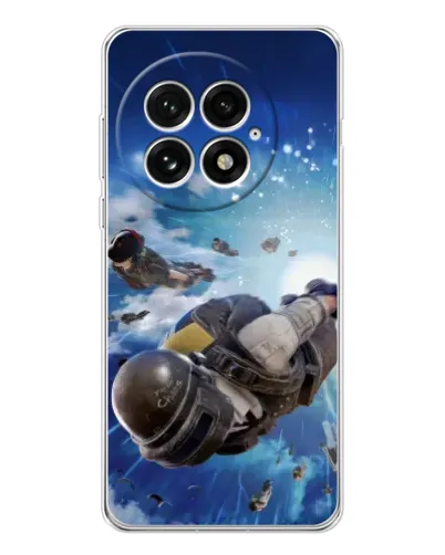 Чехол для OnePlus 13 с картинкой «Десант PUBG — прыжок»