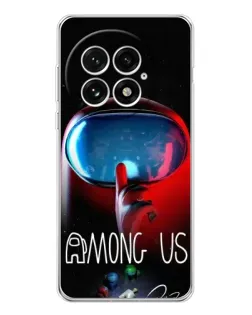 Чехол для OnePlus 13 с картинкой «Красный импостер — макро» Чехол для OnePlus 13 с картинкой «Красный импостер — макро»