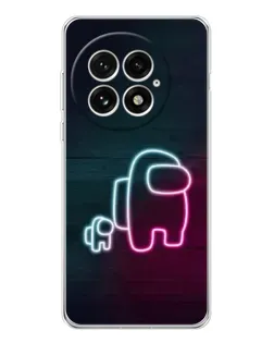 Чехол для OnePlus 13 с картинкой «Among Us неон-арт»