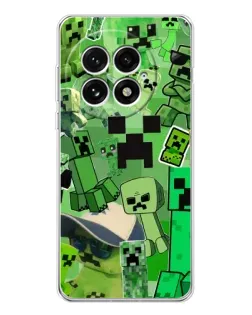 Чехол для OnePlus 13 с картинкой «Криперы Minecraft» Чехол для OnePlus 13 с картинкой «Криперы Minecraft»