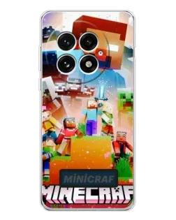 Чехол для OnePlus 13 с картинкой «Minecraft герои игры» Чехол для OnePlus 13 с картинкой «Minecraft герои игры»