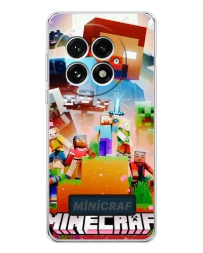Чехол для OnePlus 13 с картинкой «Minecraft герои игры» Чехол для OnePlus 13 с картинкой «Minecraft герои игры»