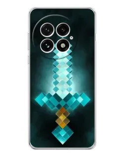 Чехол для OnePlus 13 с картинкой «Алмазный меч неон»