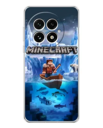 Чехол для OnePlus 13 с картинкой «Minecraft ледяной мир» Чехол для OnePlus 13 с картинкой «Minecraft ледяной мир»
