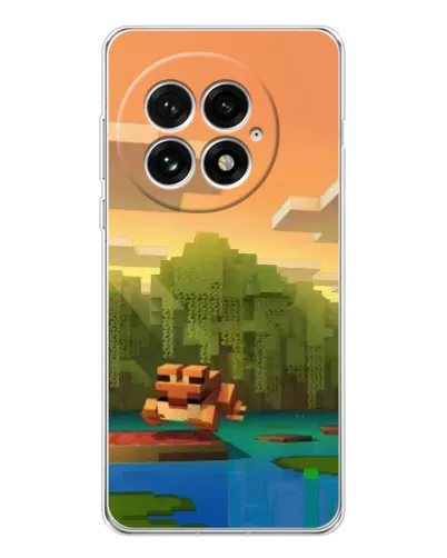 Чехол для OnePlus 13 с картинкой «Майнкрафт закат солнца» Чехол для OnePlus 13 с картинкой «Майнкрафт закат солнца»